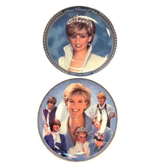 Franklin Mint Princess Diana Tribute Plate, Danbury Diana The People's Princess - Picture 1 of 6